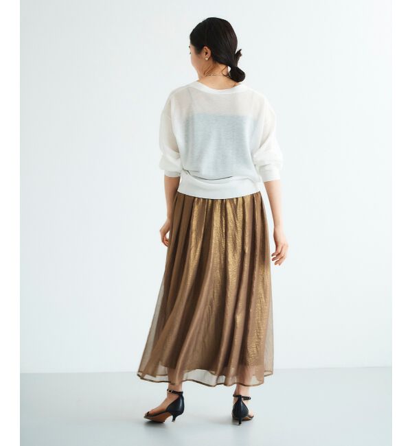  「《手洗い可能》シャイニーギャザースカート」|スカート|