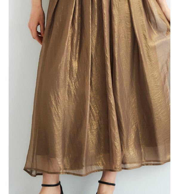  「《手洗い可能》シャイニーギャザースカート」|スカート|