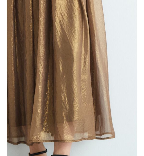  「《手洗い可能》シャイニーギャザースカート」|スカート|