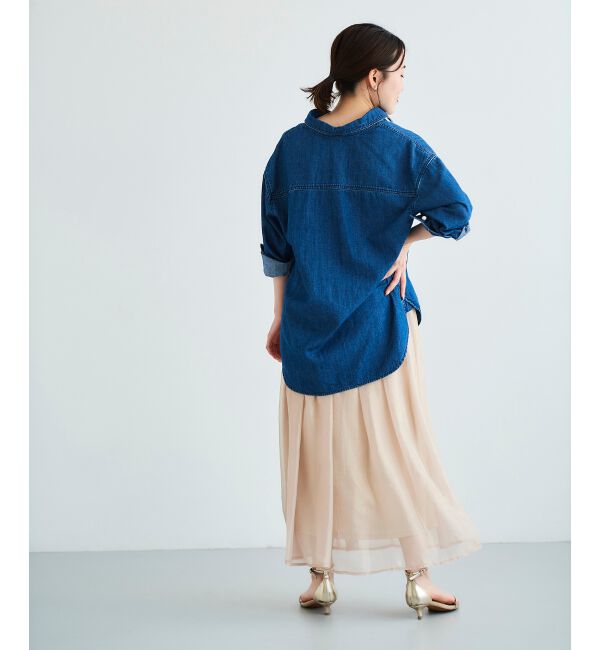  「《手洗い可能》シャイニーギャザースカート」|スカート|