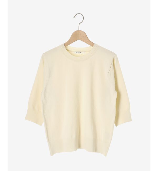  「《手洗い可能》アイレットクルーネックプルオーバー」|ニット・セーター|