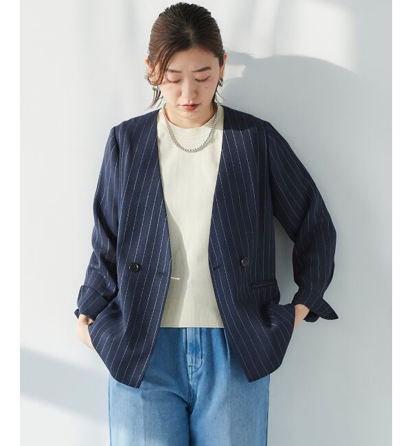  「《手洗い可能》アイレットクルーネックプルオーバー」|ニット・セーター|