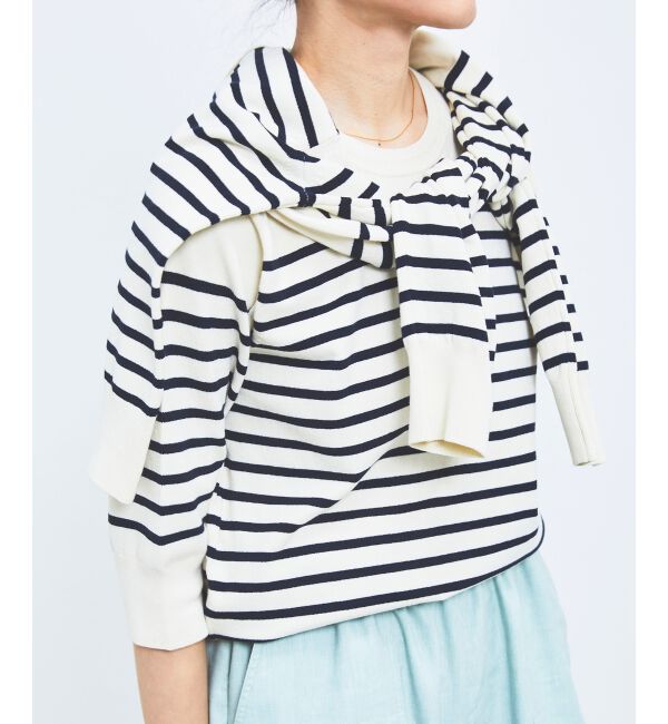  「《手洗い可能》アイレットクルーネックプルオーバー」|ニット・セーター|