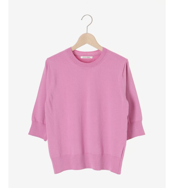  「《手洗い可能》アイレットクルーネックプルオーバー」|ニット・セーター|