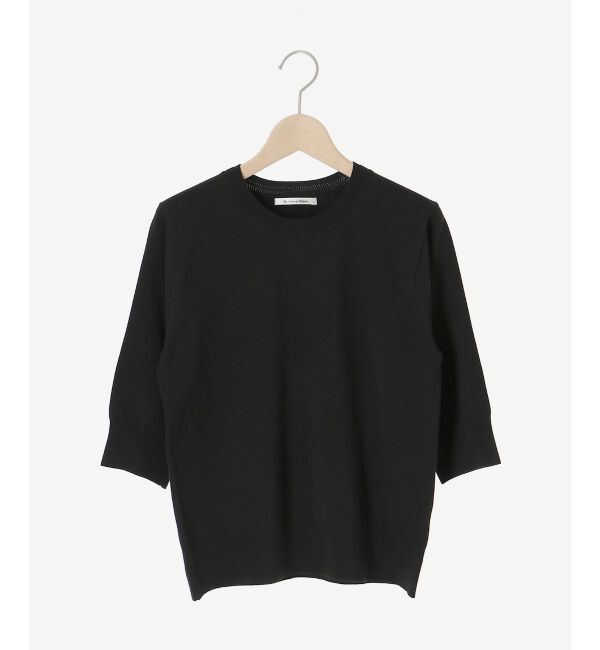  「《手洗い可能》アイレットクルーネックプルオーバー」|ニット・セーター|