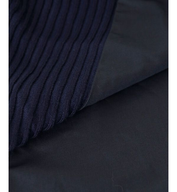 le.coeur blanc「《手洗い可能》TORRAZZO DONNAニット&times;布帛ブラウス」|シャツ・ブラウス|