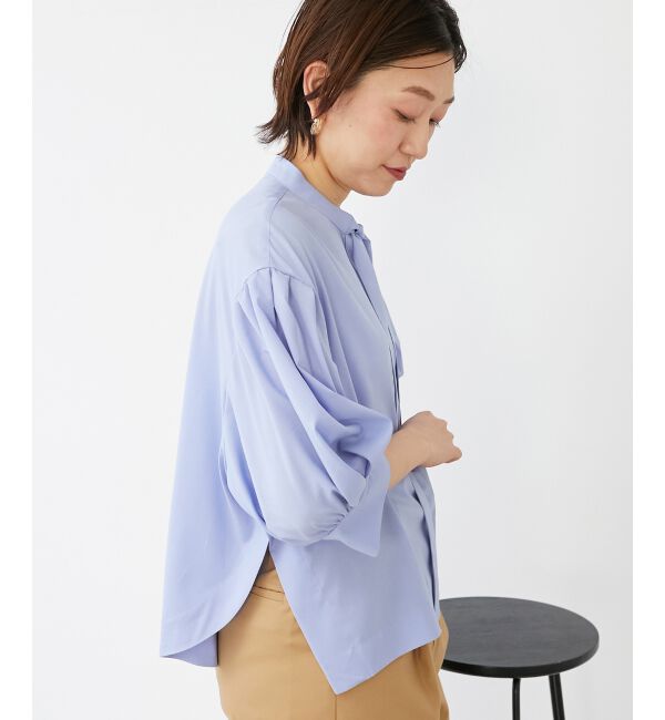  「《手洗い可能》リボンタイブラウス」|シャツ・ブラウス|