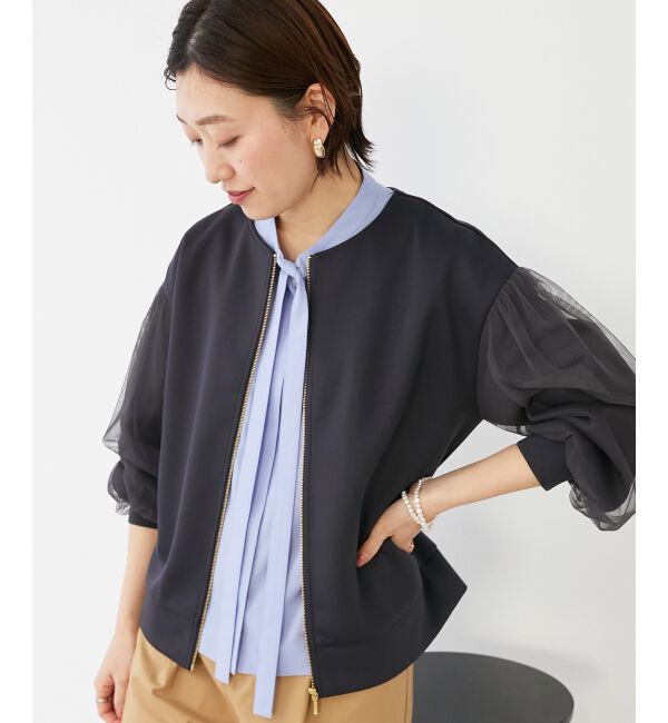  「《手洗い可能》リボンタイブラウス」|シャツ・ブラウス|