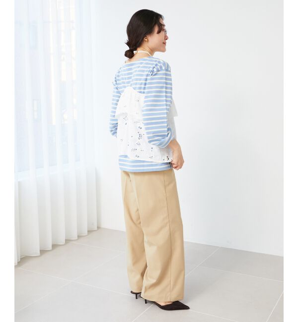  「《手洗い可能》カットワークレースキャミブラウス」|キャミソール|