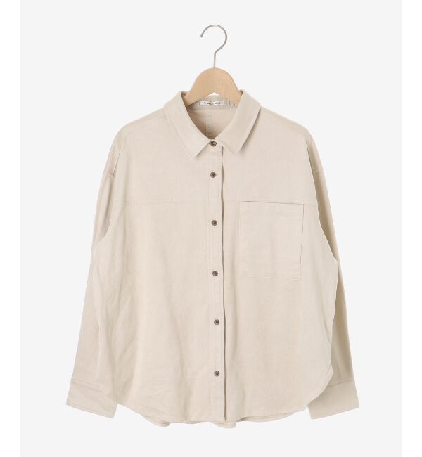  「リバーフェイクスエードオーバーシャツ」|シャツ・ブラウス|