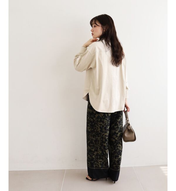  「リバーフェイクスエードオーバーシャツ」|シャツ・ブラウス|