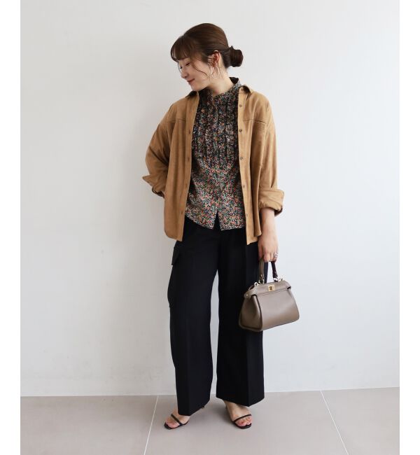  「リバーフェイクスエードオーバーシャツ」|シャツ・ブラウス|