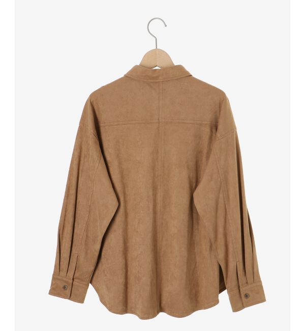  「リバーフェイクスエードオーバーシャツ」|シャツ・ブラウス|