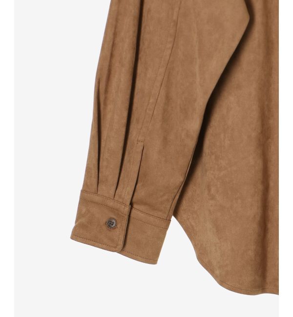  「リバーフェイクスエードオーバーシャツ」|シャツ・ブラウス|