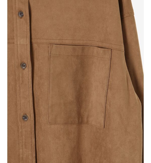  「リバーフェイクスエードオーバーシャツ」|シャツ・ブラウス|