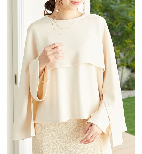 MAJESTICLEGON「マルチwayフレアスリーブセットトップス」|Tシャツ・カットソー|