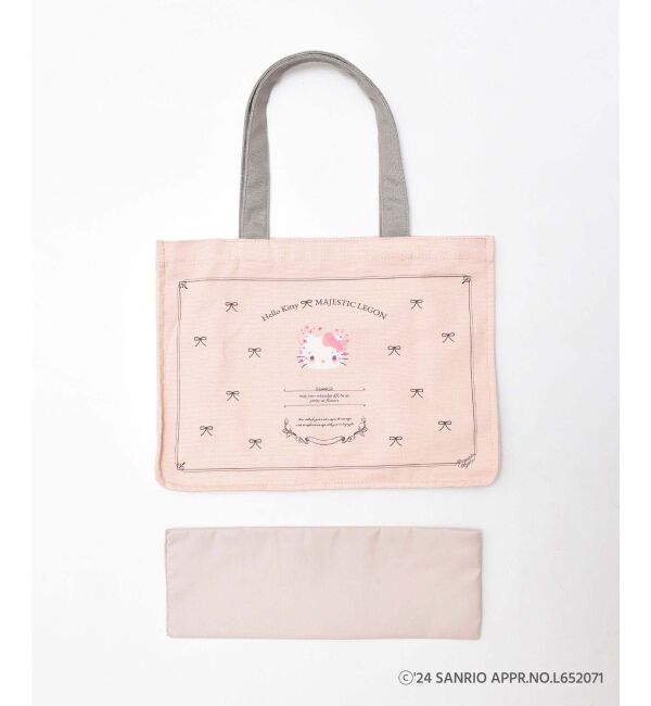  「ハローキティ スクエアキャンバスバッグ」|トートバッグ|