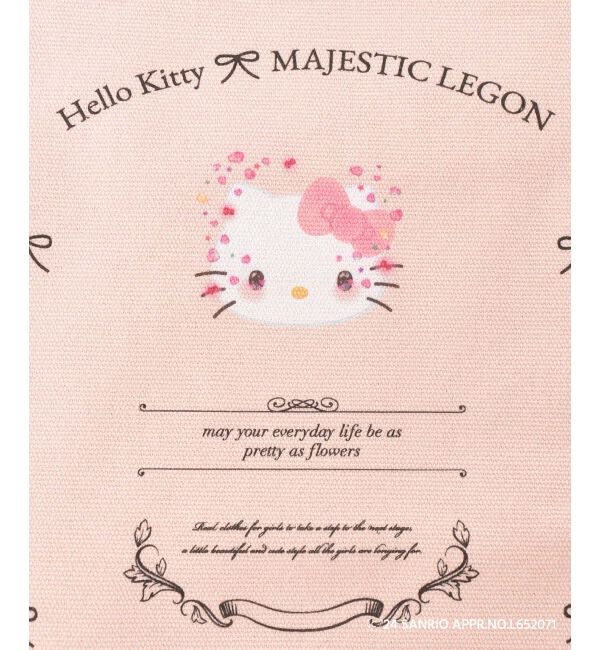  「ハローキティ スクエアキャンバスバッグ」|トートバッグ|