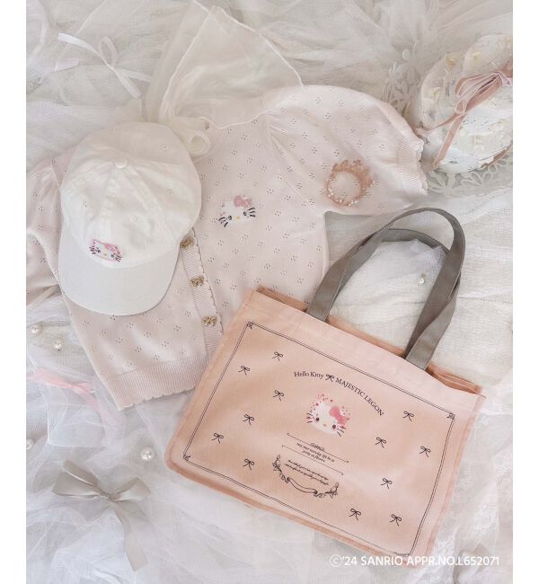  「ハローキティ スクエアキャンバスバッグ」|トートバッグ|