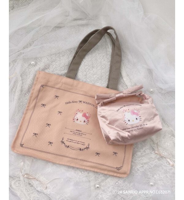  「ハローキティ スクエアキャンバスバッグ」|トートバッグ|