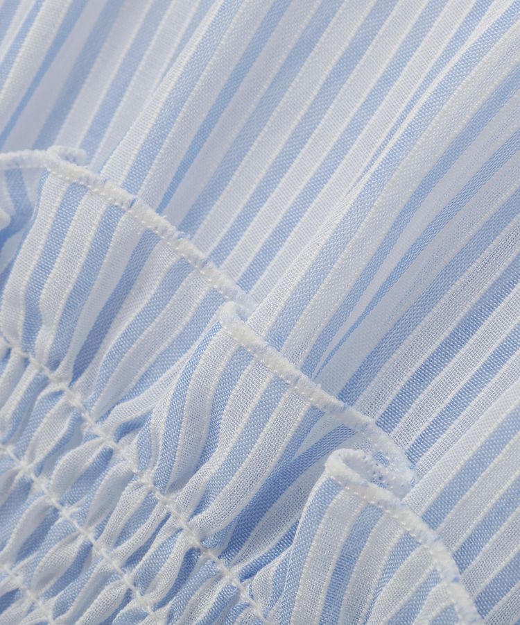 earth music&ecology「シャーリングストライプシャツ」|シャツ・ブラウス|