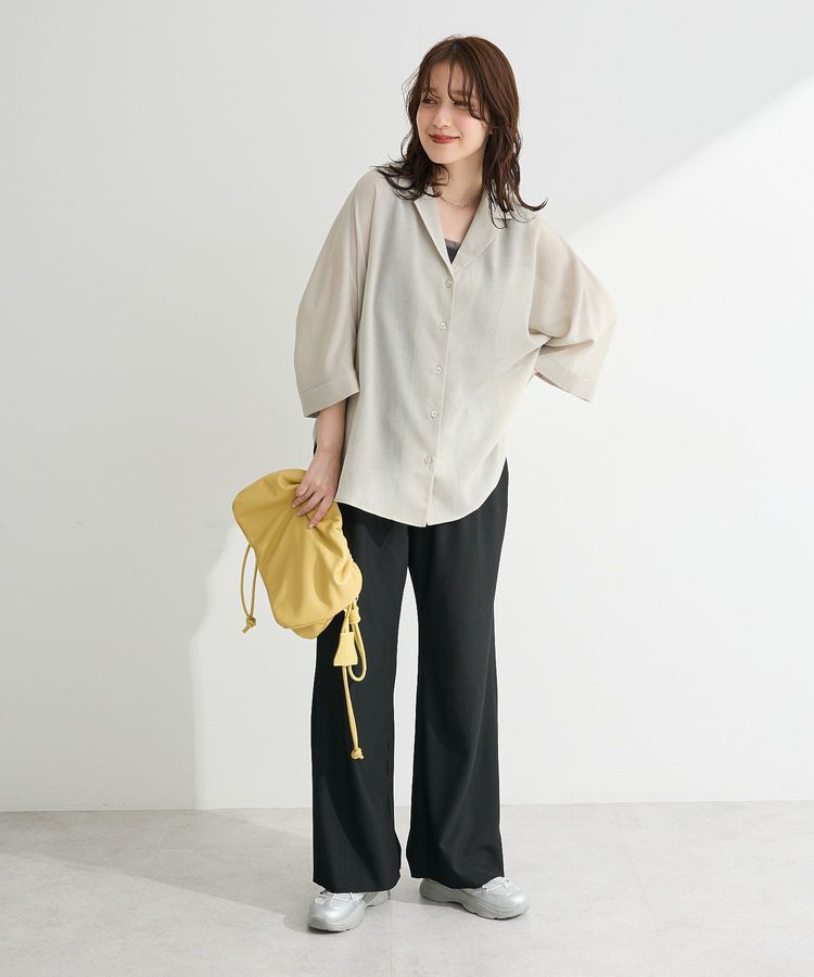 Green Parks「開襟シアーシャツジャケット」|シャツ・ブラウス|