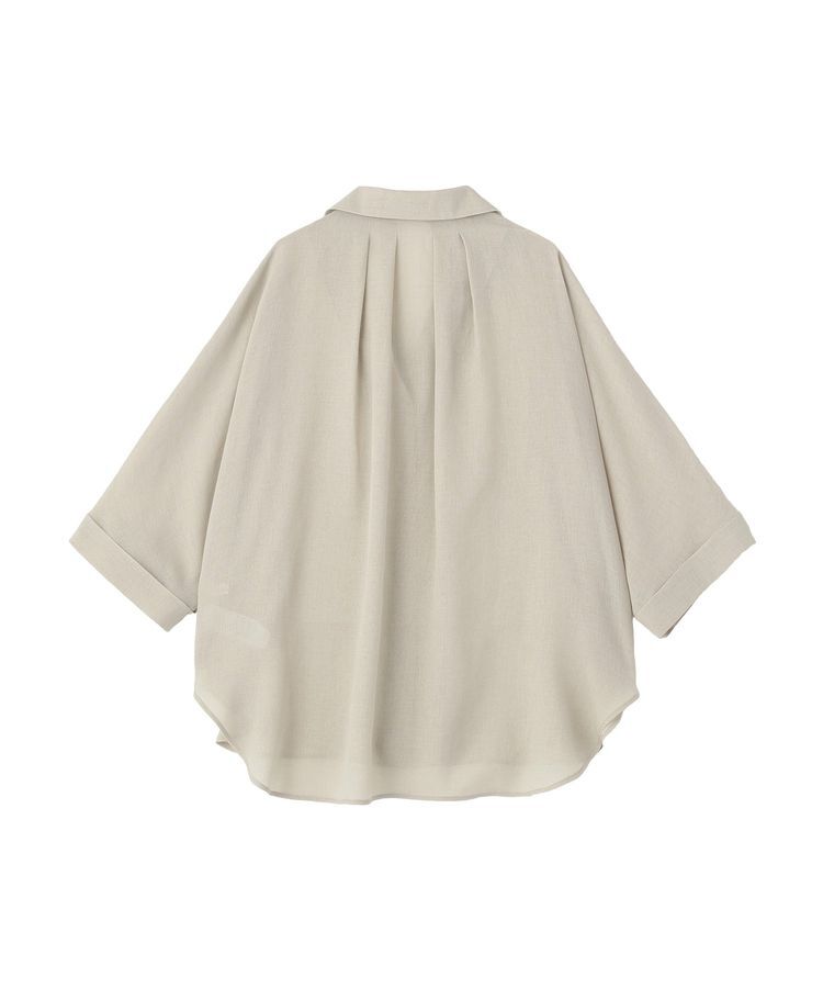 Green Parks「開襟シアーシャツジャケット」|シャツ・ブラウス|