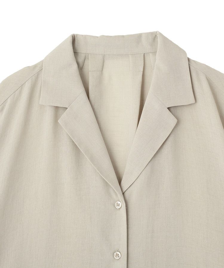 Green Parks「開襟シアーシャツジャケット」|シャツ・ブラウス|