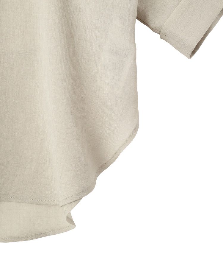 Green Parks「開襟シアーシャツジャケット」|シャツ・ブラウス|