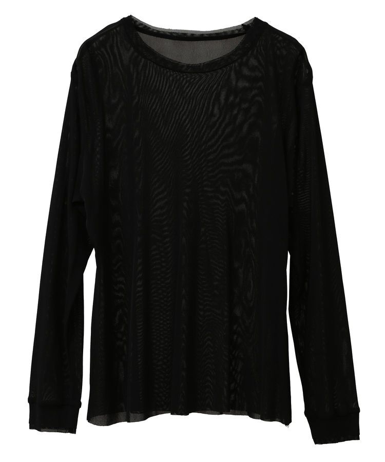 YECCA VECCA「クルーネックレイヤードシアートップス」|Tシャツ・カットソー|