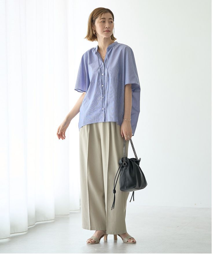 YECCA VECCA「スキッパーコクーンシャツ」|シャツ・ブラウス|