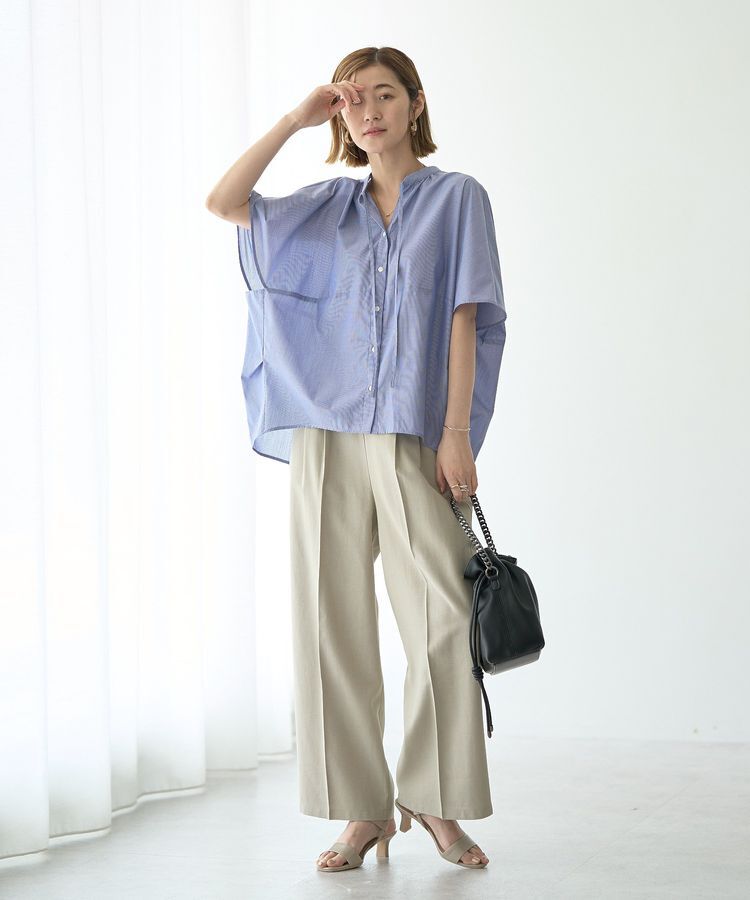 YECCA VECCA「スキッパーコクーンシャツ」|シャツ・ブラウス|