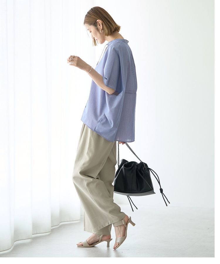 YECCA VECCA「スキッパーコクーンシャツ」|シャツ・ブラウス|