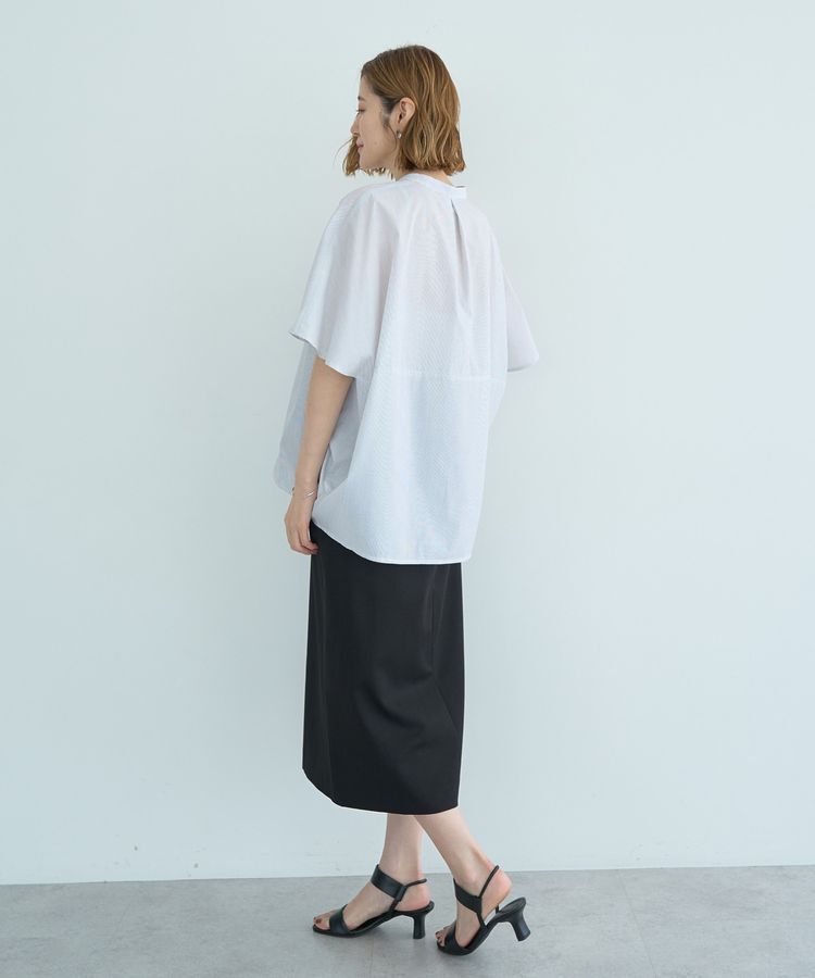 YECCA VECCA「スキッパーコクーンシャツ」|シャツ・ブラウス|