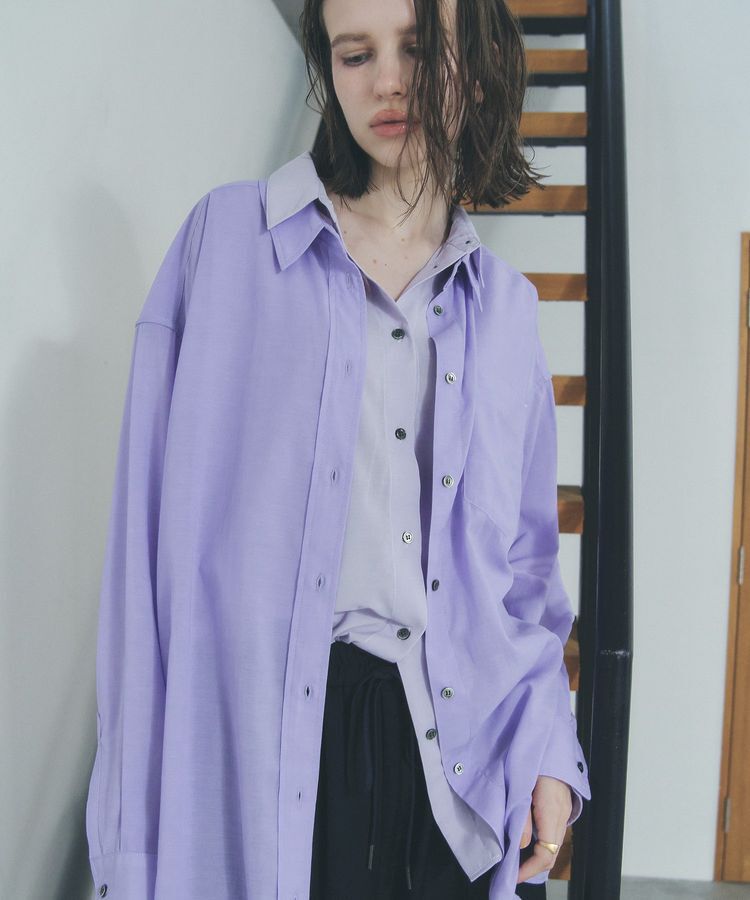 Editt by YECCA VECCA「シアーレイヤードシャツ」|シャツ・ブラウス|