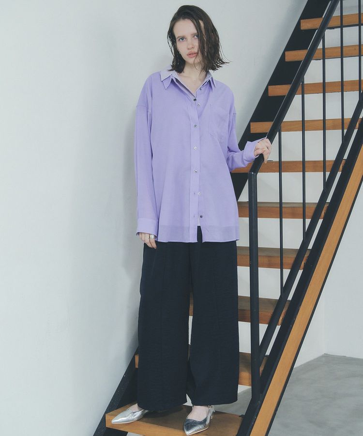 Editt by YECCA VECCA「シアーレイヤードシャツ」|シャツ・ブラウス|