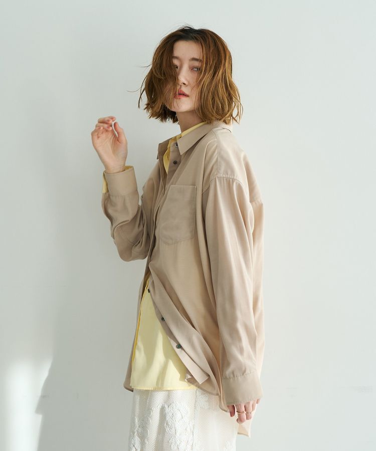 Editt by YECCA VECCA「シアーレイヤードシャツ」|シャツ・ブラウス|