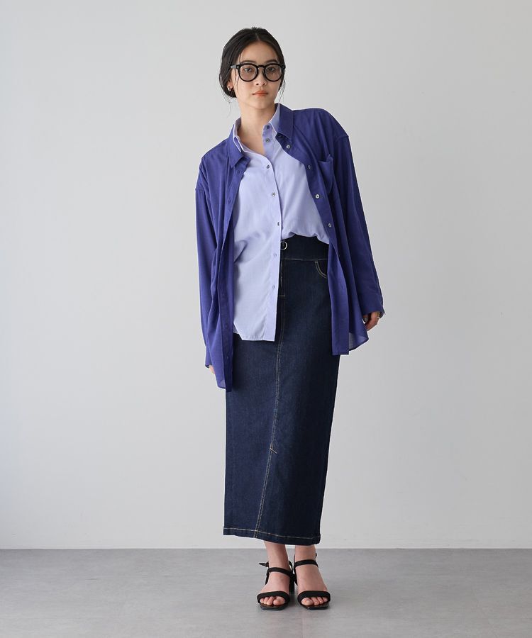 Editt by YECCA VECCA「シアーレイヤードシャツ」|シャツ・ブラウス|