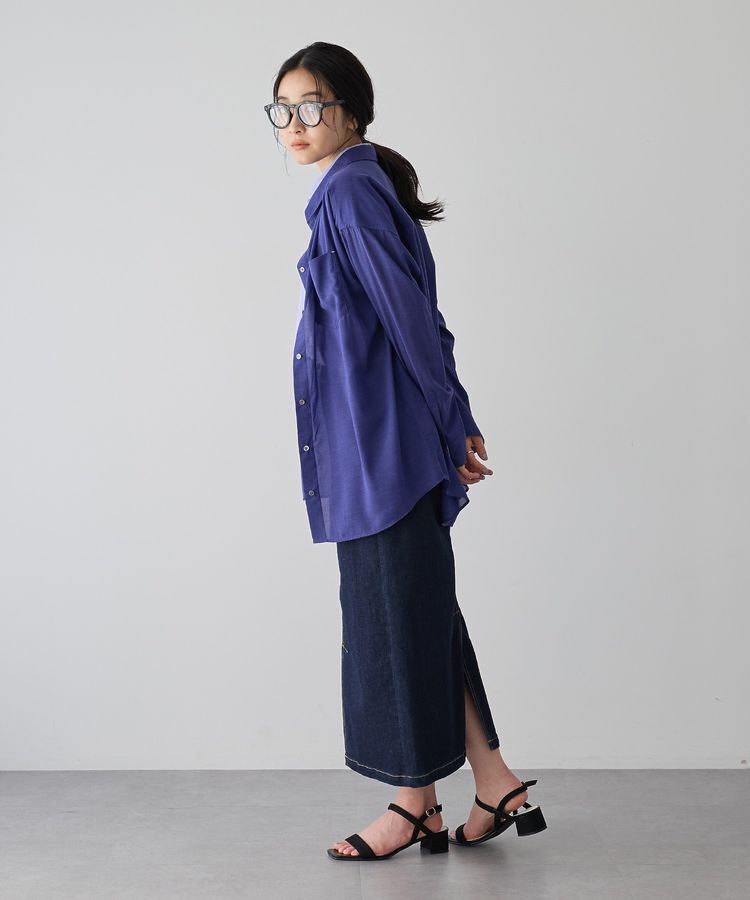 Editt by YECCA VECCA「シアーレイヤードシャツ」|シャツ・ブラウス|