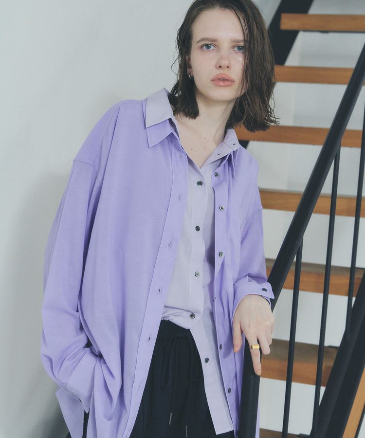 Editt by YECCA VECCA「シアーレイヤードシャツ」|シャツ・ブラウス|