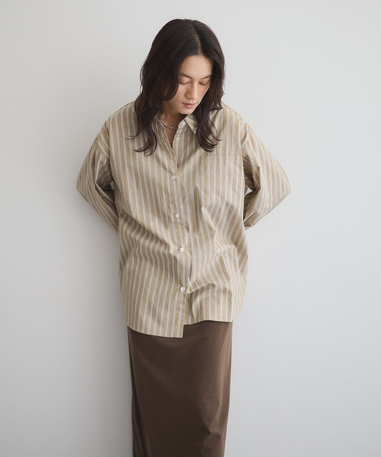GARAGE OF GOOD CLOTHING「ストライプビッグシャツ」|シャツ・ブラウス|