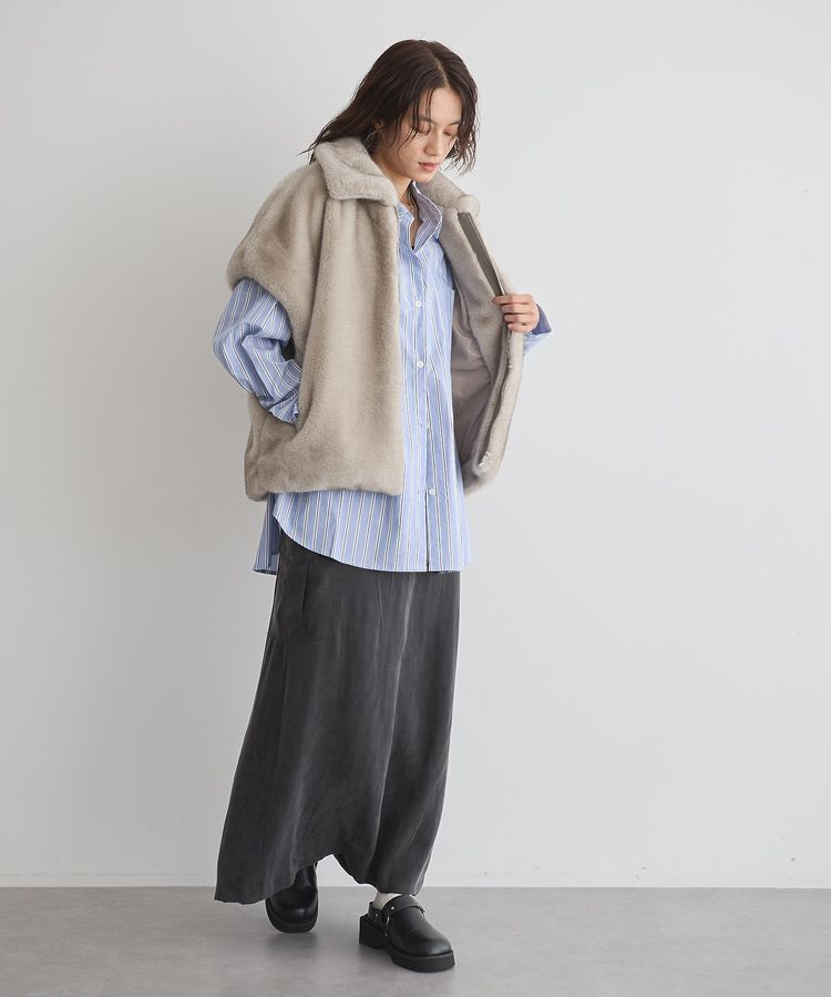 GARAGE OF GOOD CLOTHING「ストライプビッグシャツ」|シャツ・ブラウス|