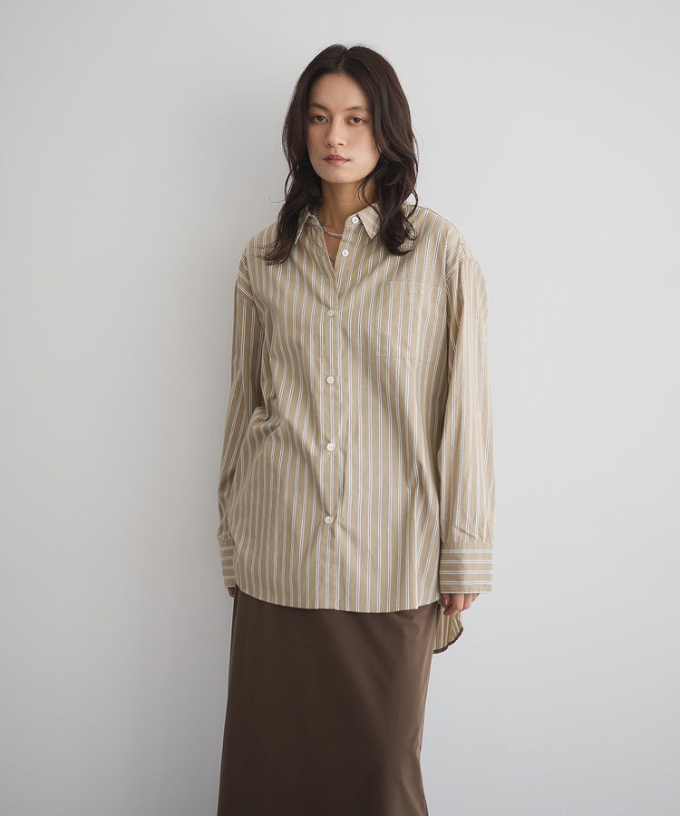 GARAGE OF GOOD CLOTHING「ストライプビッグシャツ」|シャツ・ブラウス|