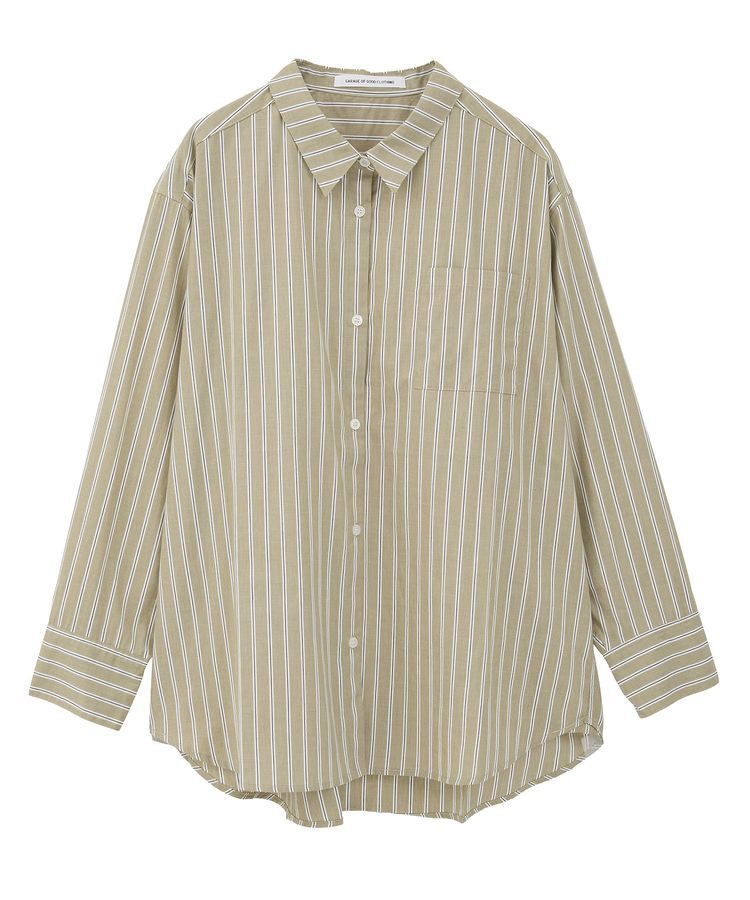 GARAGE OF GOOD CLOTHING「ストライプビッグシャツ」|シャツ・ブラウス|