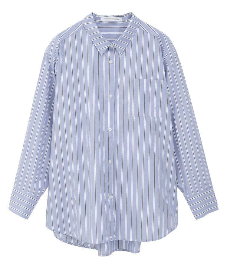 GARAGE OF GOOD CLOTHING「ストライプビッグシャツ」|シャツ・ブラウス|