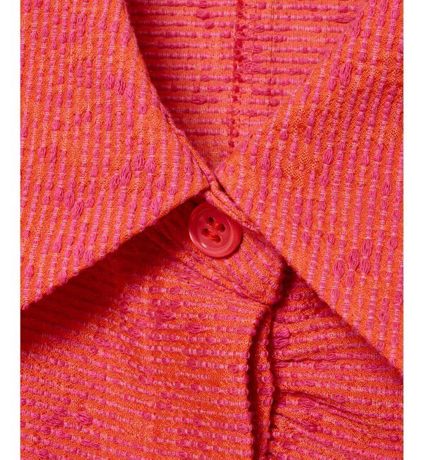 LOULOU WILLOUGHBY「【LOULOU WILLOUGHBY】グログランフリルブラウス」|シャツ・ブラウス|