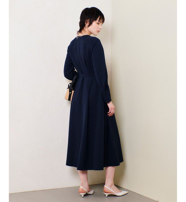 allureville「Ｖネックタックワンピース」|ワンピース|