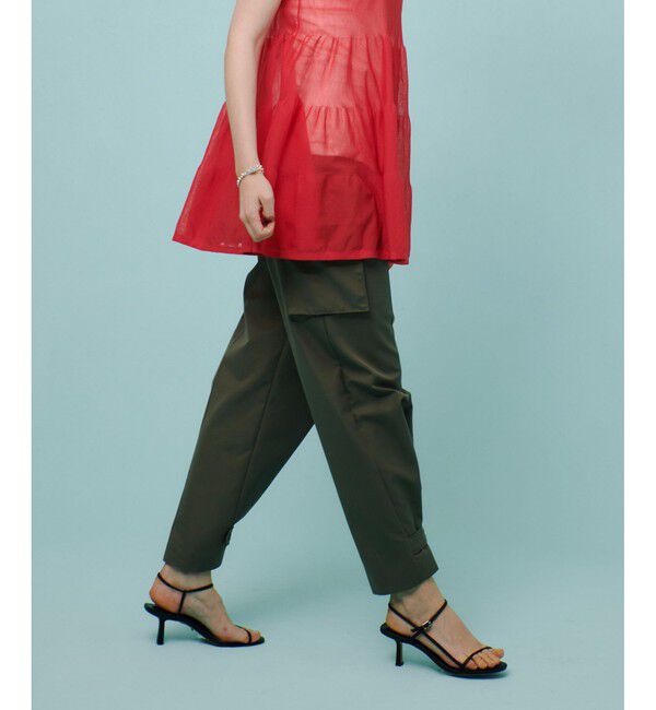 allureville「オーガニックギャバカーゴパンツ」|カーゴ|