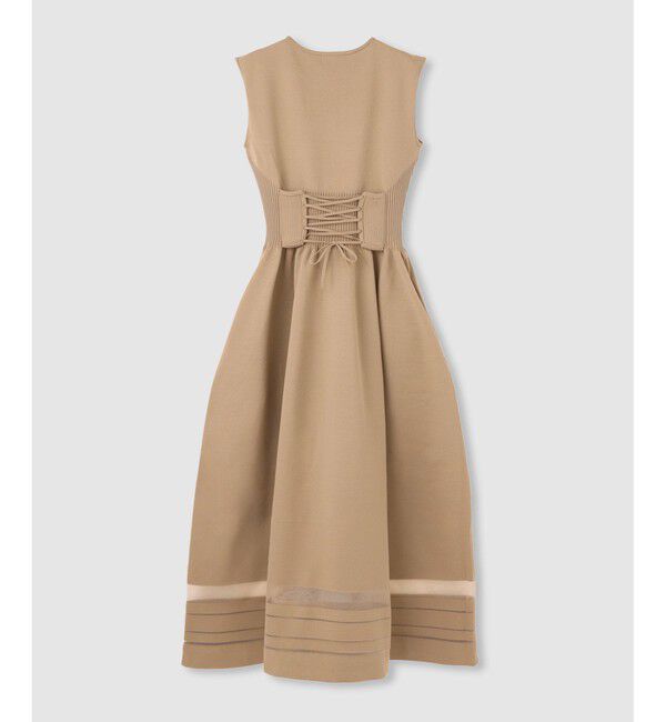 allureville「◇ ウエストマークリブワンピース」|ワンピース|