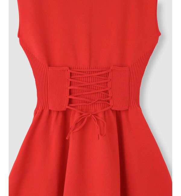 allureville「◇ ウエストマークリブワンピース」|ワンピース|